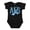 AB-Black, variant on ALS Awareness Ribbon Boys or Girls Baby Bodysuit