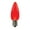 Red, variant on C9 LED E17 Frosted Smooth MINLEON Retrofit Christmas Bulbs