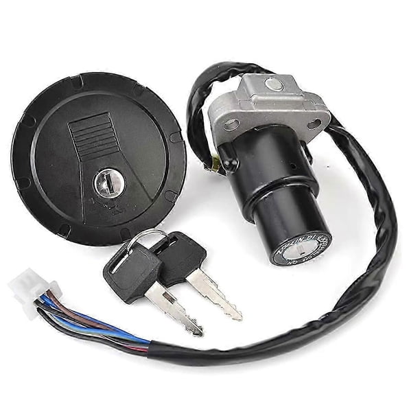 Ignition Switch Fuel Gas Cap Kit for Kawasaki KMX 125 200 KL KLR 250 650 KMX125 KMX200 KL250 KLR250.