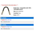 thumbnail image 2 of Brake Hose - Compatible with 1985 - 1989 BMW 635CSi 1986 1987 1988, 2 of 2