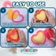 thumbnail image 4 of Cortador y sellador de sándwiches – Cortador de sándwiches sin corteza – Ideal para loncheras y cajas de bento – Almuerzo para niños y niñas – Cortadores de sándwiches para niños (corazón, estrella,, 4 of 5