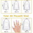 thumbnail image 2 of Silicone Finger Protection Guitar, 40 Pieces 5 Sizes Anti-slip Rubber Finger, 2 of 5