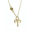 thumbnail image 1 of Collar con dije signo zodiaco Aries chapa de oro 18k, 1 of 4