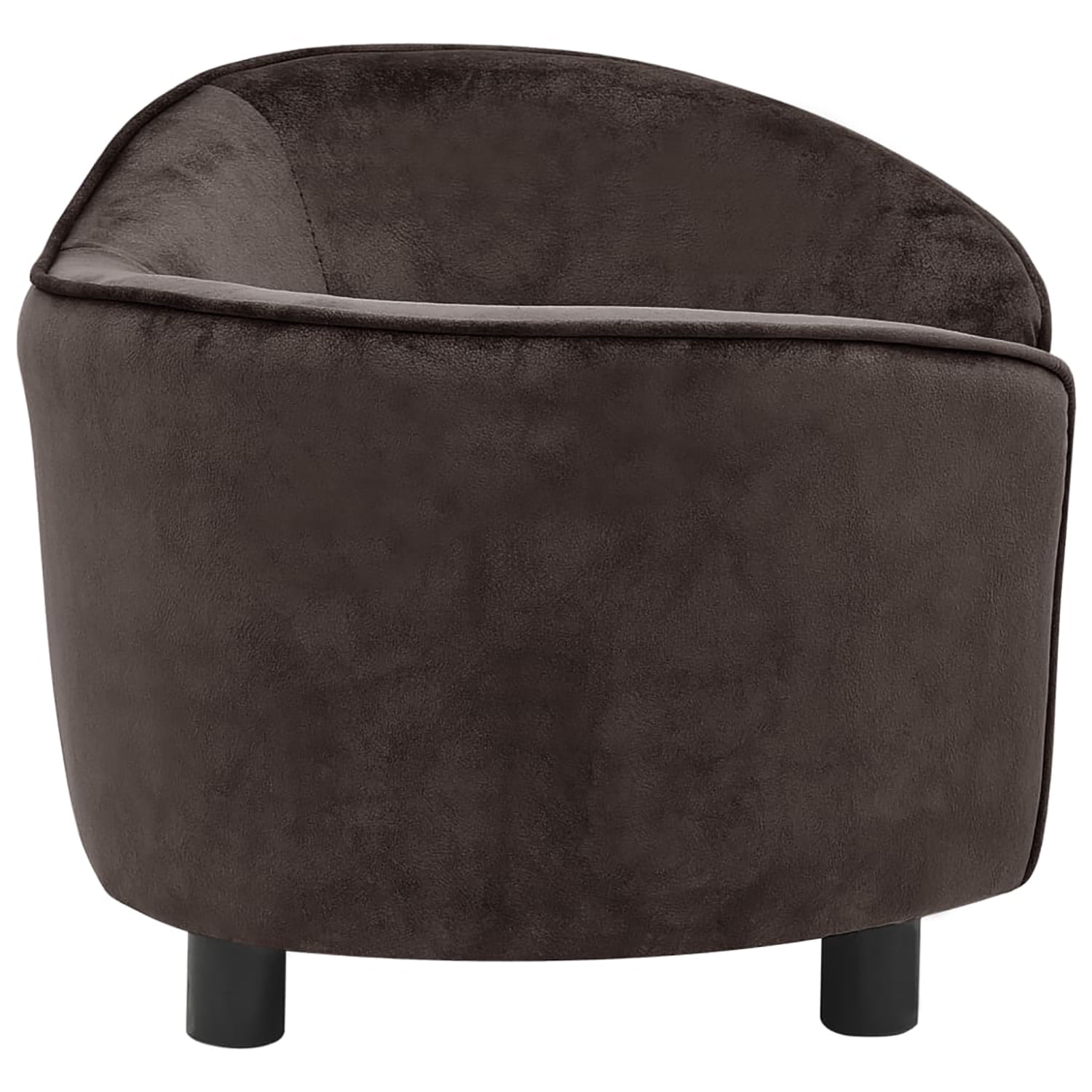Pefilos 27.2" Dog Sofa Bed for Small Pets, Stylish Pet Sofa/Cat Couch for Furniture Faux Leather, Brown Pefilos 27.2" Dog Sofa Bed for Small Pets, Stylish Pet Sofa/Cat Couch for Furniture Faux Leather, Brown