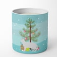 thumbnail image 4 of Carolines Treasures CK4698CDL 3.75 x 3.25 in. Unisex Russian White Black No.2 Cat Merry Christmas 10 oz Decorative Soy Candle, 4 of 5