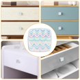 thumbnail image 5 of 4 Pieces Set Drawer Pulls Handle Square Wardrobe Cabinet Knobs with Stainless Steel Screws Furniture Kitchen Decor, 5 of 5