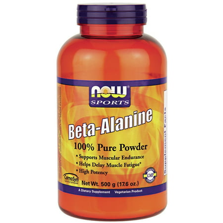 Beta-Alanine Pure Powder Now Foods 500 g Powder (World's Best Creatine Supplement)