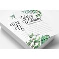 thumbnail image 2 of Inkdotpot Pack Of 50 Greenery Advice Cards, Wishes & Wisdom For The Bride and Groom, Wedding Mad Libs Game Activity 5x7 inches, 2 of 8