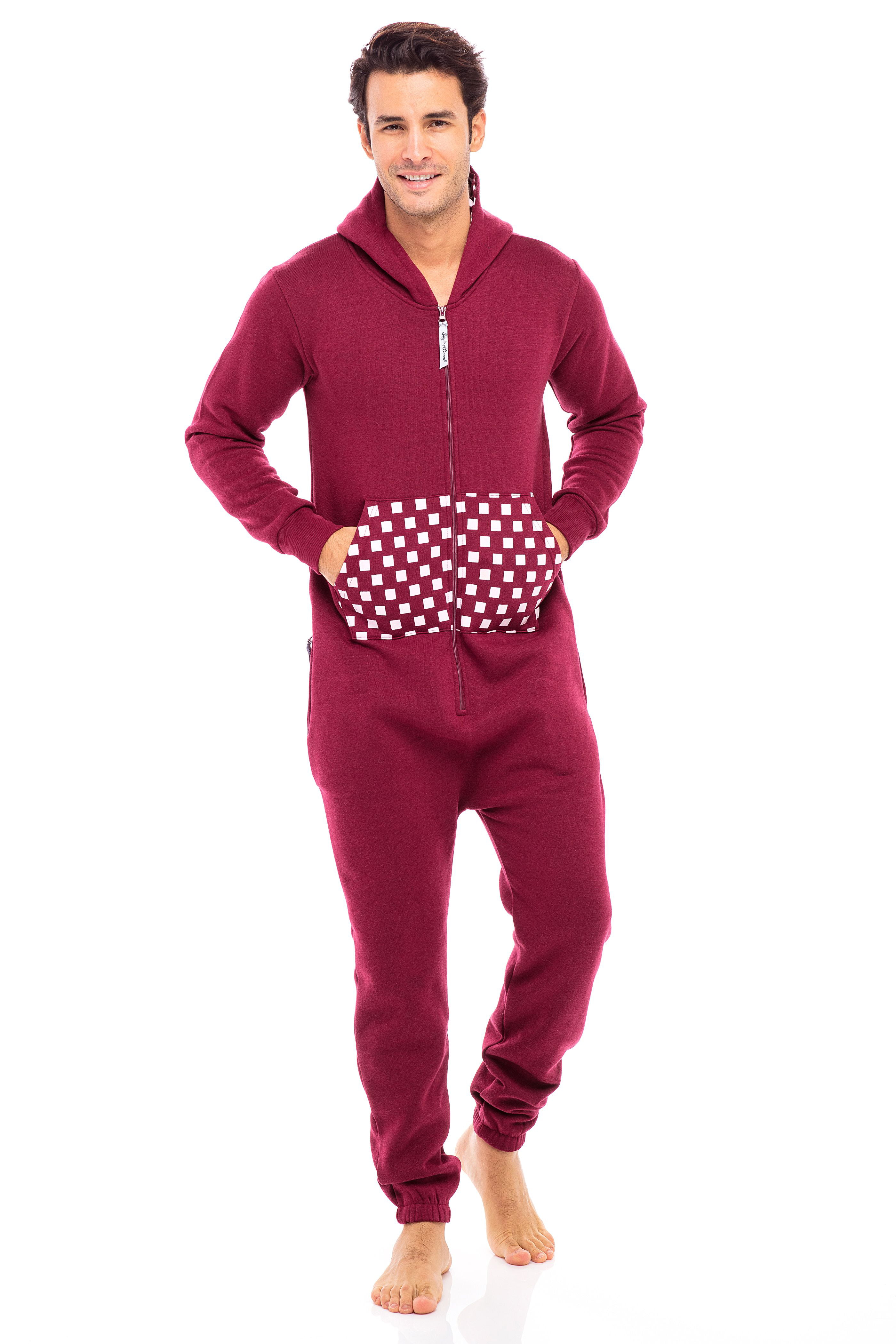 KESEPLEI Adult Non-Footed Onesies，One-Piece Pajama Jumpsuits for Men and Women