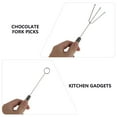 thumbnail image 4 of 3pcs Stainless Steel Dipping Forks Chocolate Fork Picks Kitchen Gadgets, 4 of 9