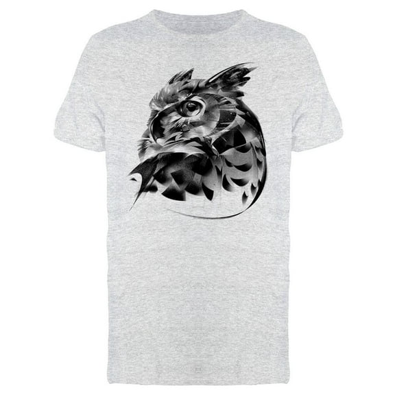 Portrait Of Animal Owl T-Shirt Men -Image by Shutterstock, Male Large