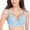 Light Blue, variant on Bras for Women Bra Womens Lace Gathered Wireless Bralette with Straps and Soft Cup Support for Comfort and Shape Red 100D