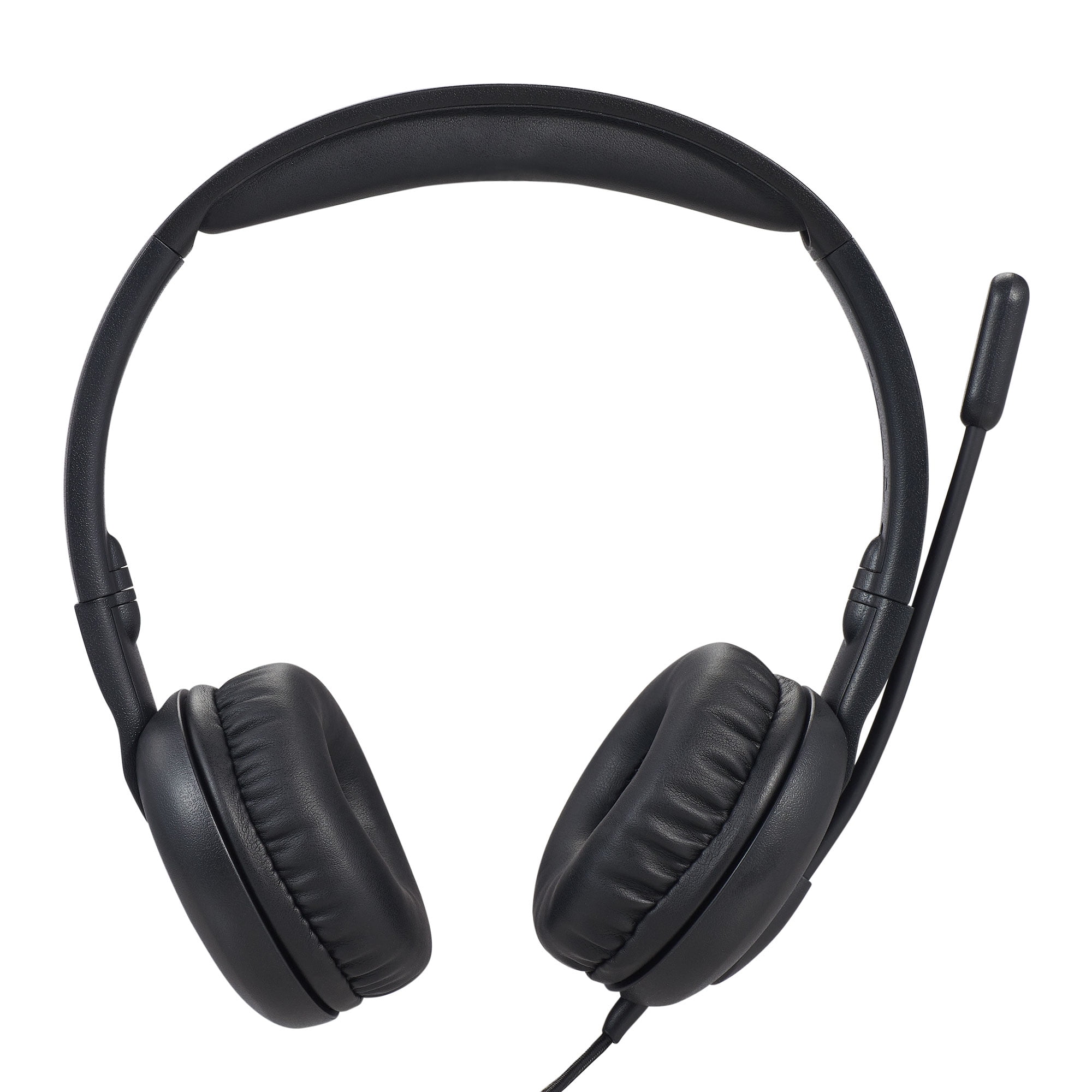 onn. USB On-Ear Stereo Headset with Rotating Boom Microphone