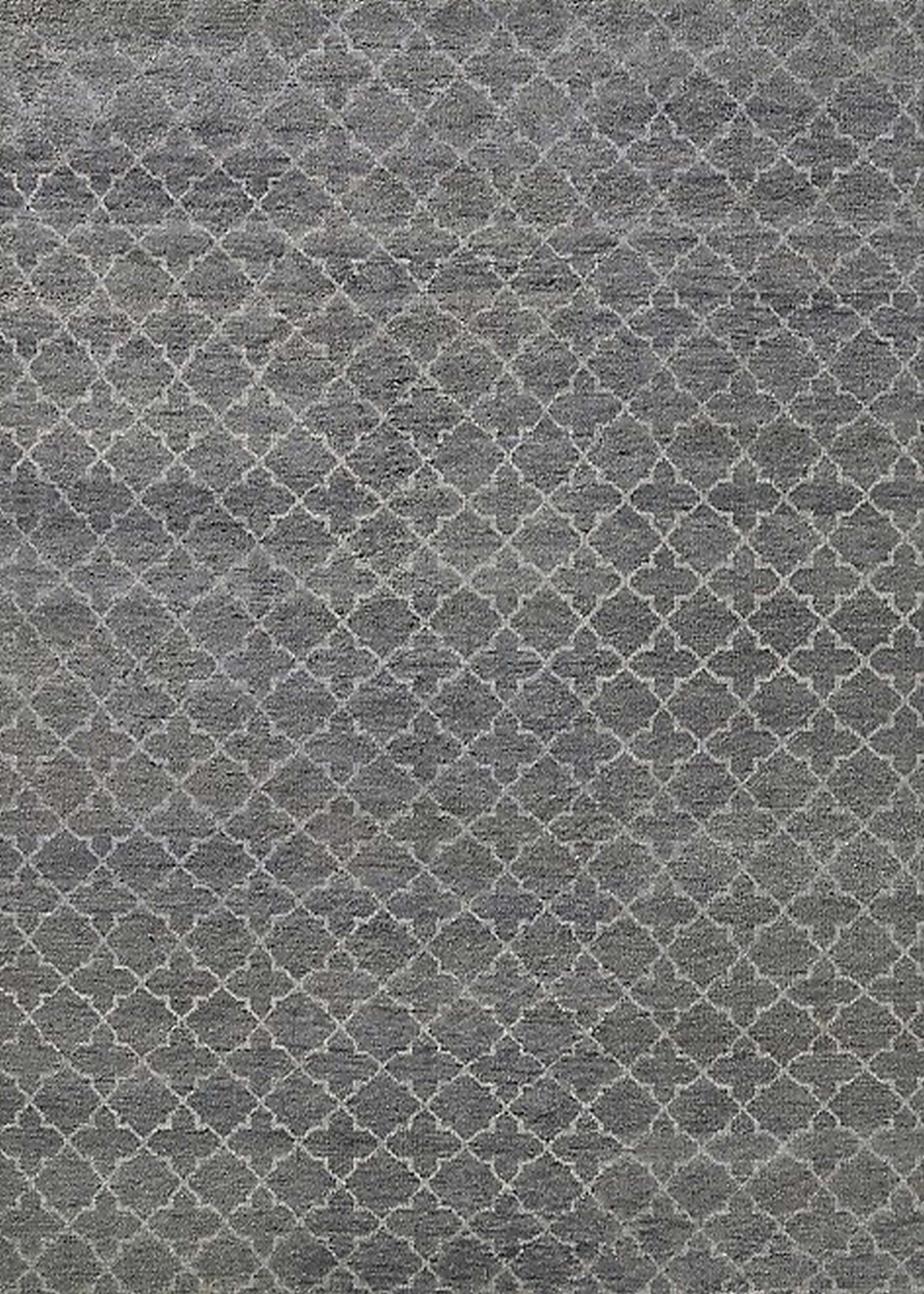 Ahgly Company Indoor Rectangle MidCentury Modern Gray Oriental Area