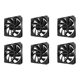 thumbnail image 1 of Kuymtek Ventilador Enfriador 120 Mm PWM Cojinete Hidráulico 4 Pines Caja 12 V Radiador CPU (negro), 1 of 7