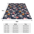 thumbnail image 3 of Fotbe Hawaiian Style Manta de Franela Acolchonada con Estampado, Súper Suave y Esponjosa, Extra Grande para Sofá, Cama, Uso Todo el Año-60"x50", 3 of 7