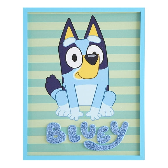 Bluey Tufted Wall Décor for Kids Room, 16" x 20"