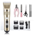 thumbnail image 2 of Dog Clipper IPX7 Professional Cordless Detachable Dog Clipper Ceramic Blades LCD Display Quick Charge Dog Shaver, 2 of 5