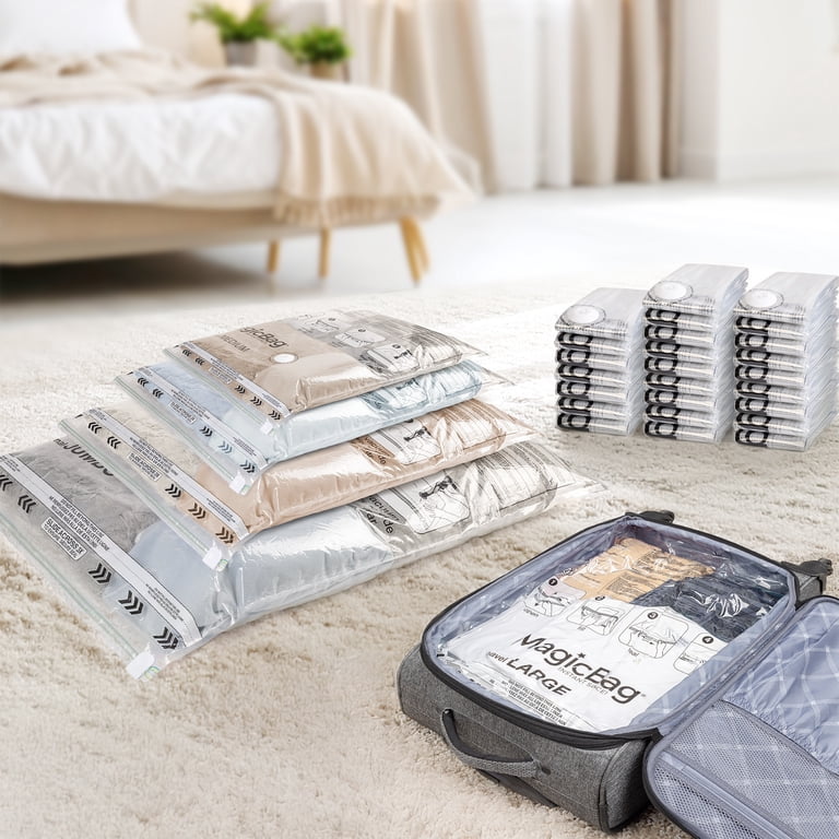 MagicBag Variety Pack Vacuum Storage Bags, 30 Pack Flat