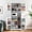 White, variant on HLR 72" Kitchen Pantry Cabinet, Freestanding Pantry Storage Cabinet with Hutch & Shelves, Green