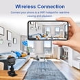 thumbnail image 3 of Ourlife Magnetic-Mount Mini Security Camera, Rechargeable, App Monitoring, Motion Detection, Night Vision, Black, 1-Pack, 3 of 12