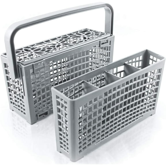 Plemont Original cutlery basket for the dishwasher | Dimensions 9x 3.5 & 2x 5.5in | Dishwasher basket with 2 in 1 solution | silverware basket for dishwasher with heat -resistant plastic