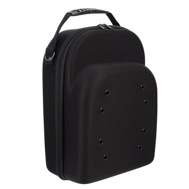unbranded Travel Hat Case Negro Para Protección De Gorras Con Rígido Y Asa Cómoda