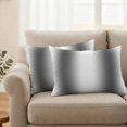 thumbnail image 2 of Gray White Ombre Outdoor Pillow Covers, Waterproof Decorative Throw Pillowcases Set of 2, Modern Abstract Art Farmhouse Gradient Couch Cushion Cases with Zipper for Outside Patio Garden Sofa 20"x12", 2 of 9