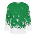 thumbnail image 2 of Camisas de Manga Larga para Hombres Imprimir Casual Cuello Redondo Blusa de Manga Corta, Camisas de Lino para Hombres, 2 of 4