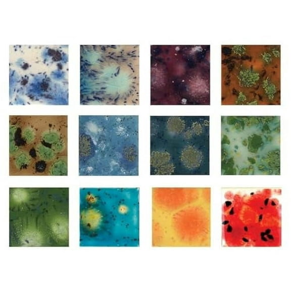 Mayco Crystalites Glaze Set 4 oz - 12 Jars, (S-2KIT2)