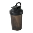 thumbnail image 1 of Botella coctelera deportiva, taza para batidos, botella de agua de , botella mezcladora, tazas para bebidas, café, exterior, interior y Negro, 1 of 8
