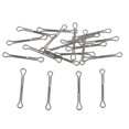 thumbnail image 1 of koolsoo 20pcs Shanks Multi-Segmented Fly Tying for Bass Pike Muskie Steelhead Flies or Length 25mm, 1 of 8