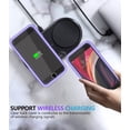 thumbnail image 7 of Diverbox Designed for iPhone SE case with Screen Protector Heavy Duty Shockproof Shock-Resistant Cases for Apple iPhone se Phone 2022/2020 Release (Purple), 7 of 7