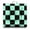 Checkered, variant on Dog & Hearts Pattern Meditation Pillow - Oversized Square Zabuton Cushion for Yoga & Relaxation