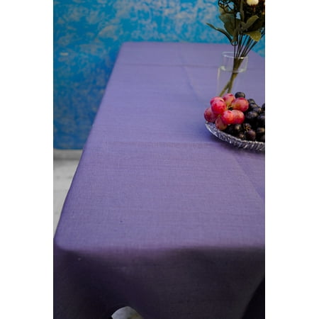 

Cloud Fino Pure Linen Table Runner (14x72) 100% French Flax Stone Washed for Softness and Durability Handcrafted Classic Zigzag Stich Machine Washable Fabric Table Runner.(Midnight Blue)