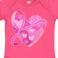 thumbnail image 4 of Inktastic Breast Cancer Awareness Pink Ribbon Around Heart Boys or Girls Baby Bodysuit, 4 of 5