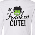 thumbnail image 4 of Inktastic Halloween So Franken Cute Long Sleeve Youth T-Shirt, 4 of 5