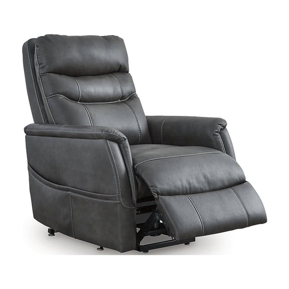 Signature Design by Ashley Strawbill Black Power Lift Recliner