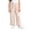 Beige, variant on Little Girls Crinkle Linen Casual Pants Solid Color Elastic Waist Loose Straight Leg Pants Summer Breathable Lounge Rousers Green 5-6 Years