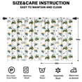 thumbnail image 2 of Blackout Kids Curtains,Cartoon Tractors Wheelbarrows White Pattern Childrens Insulated Curtains Set Of 2,Bedroom Essentials,Toddler Room Decor 42"x54", 2 of 5