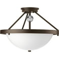 thumbnail image 2 of Compass Collection Two-Light 16" Semi-Flush Mount, 2 of 5