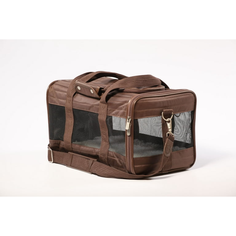 Sherpa Travel Original Deluxe Airline Approved Pet Carrier, Brown