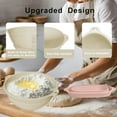 thumbnail image 4 of Set de 2 Paniers de Pousse en Silicone pour Pain au Levain (Rond 9" & Ovale 10") - Anti-adhésif, Résistant à 230°C, Lavable au Lave-vaisselle - Kit Complet Boulangerie Maison, 4 of 5