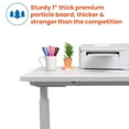 thumbnail image 5 of Motionwise M1 Series Height Adjustable Electric Sit Stand Desk, 48” x 24”, Home Office Desk w/ Single Wooden Desktop (White), 5 of 5