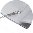 thumbnail image 7 of Women Satin Rhinestones Evening Bags Prom Bridal Clutch Purse Cross Body With Detachable Chain Strap, 7 of 7