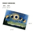 thumbnail image 2 of Lantern Press 1000 Piece Jigsaw Puzzle, Solar Eclipse 2017, Starry Night, 2 of 5