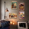 thumbnail image 3 of Kit Pintura Hierro Rectangular Placa Metal Vintage Vaquera Occidental 20x30cm 4 Uds., 3 of 9