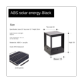 thumbnail image 4 of Faro de columna solar LED Lámpara de pilar con energía solar Lámpara de pared impermeable para exteriores para patio, paisaje, jardín 15CM, 4 of 8