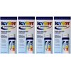 ICY HOT Pain Relieving Cream Extra Strength 3 oz ( Packs of 4)