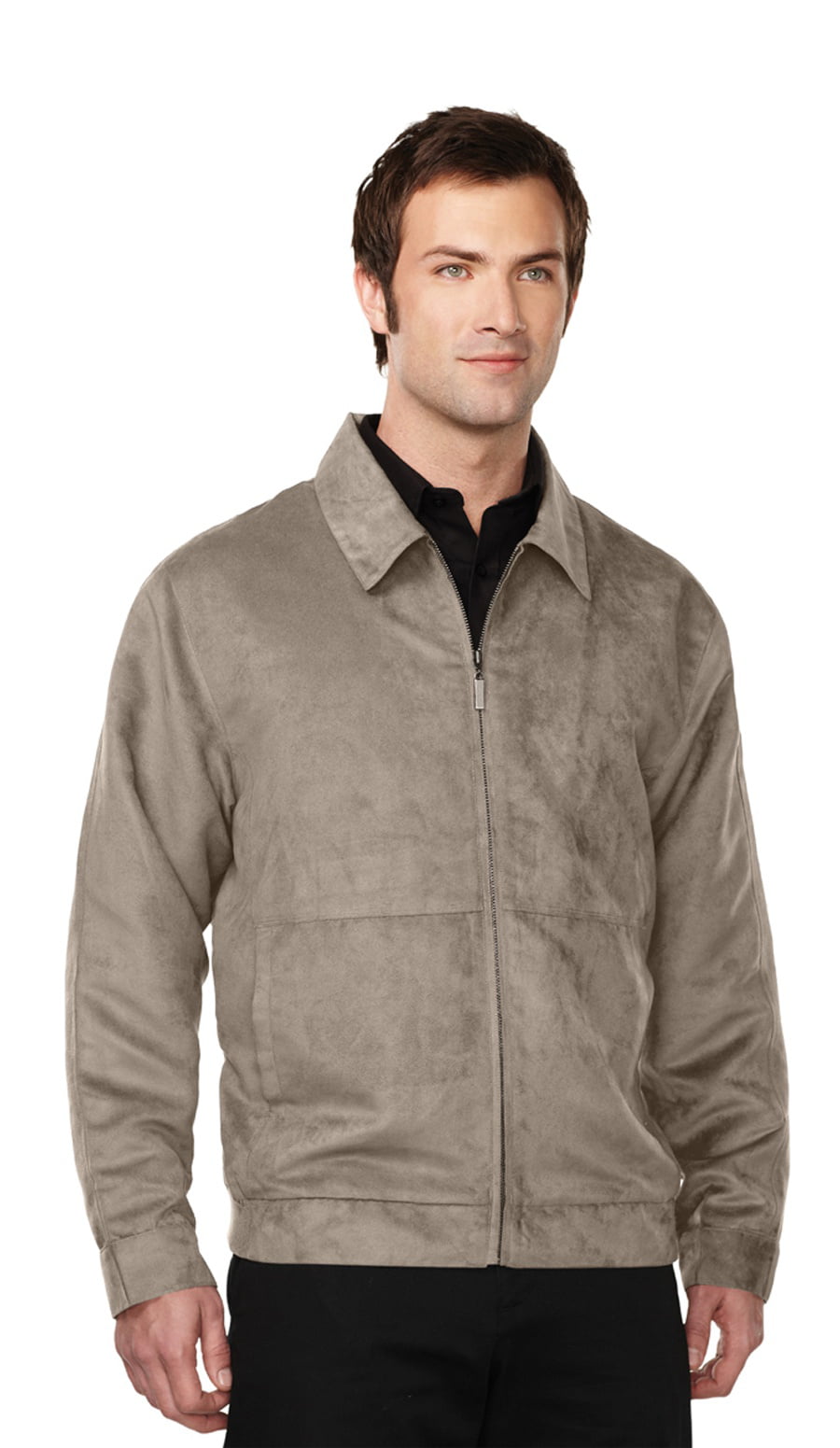 Tri-Mountain Gold Conrad J2930 Suede Jacket, X-Large, Light Taupe ...